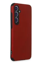 Newface Samsung Galaxy S23 FE Kılıf Loop Deri Silikon - Kırmızı - Görsel 2