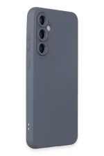 Newface Samsung Galaxy S23 FE Kılıf Nano içi Kadife Silikon - Gri - Görsel 2