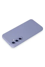 Newface Samsung Galaxy S23 FE Kılıf Nano içi Kadife Silikon - Lila - Görsel 3