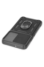 Newface Samsung Galaxy S23 FE Kılıf Pars Lens Yüzüklü Silikon - Siyah - Görsel 4