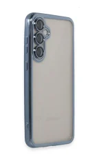 Newface Samsung Galaxy S23 FE Kılıf Razer Lensli Silikon - Açık Mavi - Görsel 2