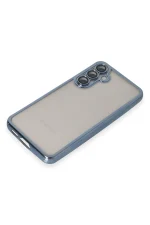 Newface Samsung Galaxy S23 FE Kılıf Razer Lensli Silikon - Açık Mavi - Görsel 4