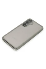 Newface Samsung Galaxy S23 FE Kılıf Razer Lensli Silikon - Gümüş - Görsel 4