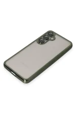 Newface Samsung Galaxy S23 FE Kılıf Razer Lensli Silikon - Yeşil - Görsel 4