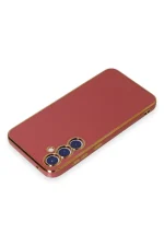 Newface Samsung Galaxy S23 FE Kılıf Volet Silikon - Kırmızı - Görsel 3