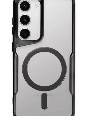 Newface Samsung Galaxy S23 Kılıf Boyi Magsafe Silikon Kapak - Siyah