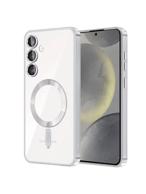 Newface Samsung Galaxy S23 Kılıf Kross Magneticsafe Kapak - Titan Gri