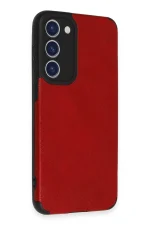 Newface Samsung Galaxy S23 Kılıf Loop Deri Silikon - Kırmızı - Görsel 2