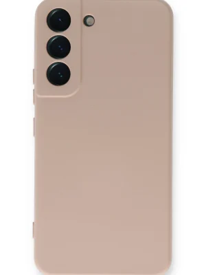 Newface Samsung Galaxy S23 Kılıf Nano içi Kadife Silikon - Pudra