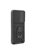 Newface Samsung Galaxy S23 Kılıf Pars Lens Yüzüklü Silikon - Siyah - Görsel 2