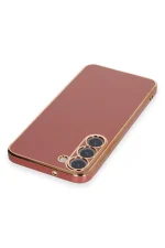 Newface Samsung Galaxy S23 Kılıf Volet Silikon - Kırmızı - Görsel 3