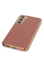 Newface Samsung Galaxy S23 Kılıf Volet Silikon - Kırmızı - Görsel 4