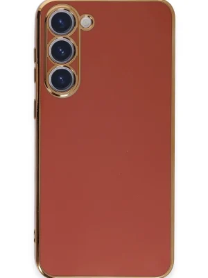 Newface Samsung Galaxy S23 Kılıf Volet Silikon - Kırmızı