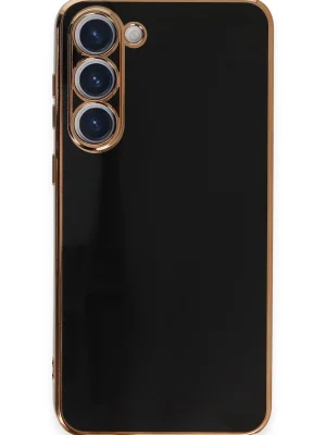 Newface Samsung Galaxy S23 Kılıf Volet Silikon - Siyah