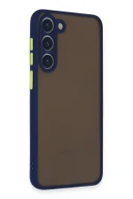 Newface Samsung Galaxy S23 Plus Kılıf Montreal Silikon Kapak - Lacivert - Görsel 2