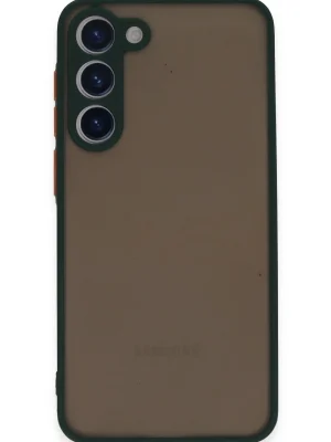 Newface Samsung Galaxy S23 Plus Kılıf Montreal Silikon Kapak - Yeşil