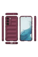 Newface Samsung Galaxy S23 Plus Kılıf Optimum Silikon - Bordo - Görsel 3