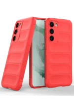 Newface Samsung Galaxy S23 Plus Kılıf Optimum Silikon - Kırmızı - Görsel 2