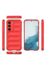 Newface Samsung Galaxy S23 Plus Kılıf Optimum Silikon - Kırmızı - Görsel 3