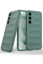 Newface Samsung Galaxy S23 Plus Kılıf Optimum Silikon - Koyu Yeşil - Görsel 2