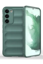 Newface Samsung Galaxy S23 Plus Kılıf Optimum Silikon - Koyu Yeşil