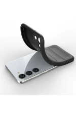 Newface Samsung Galaxy S23 Plus Kılıf Optimum Silikon - Siyah - Görsel 4