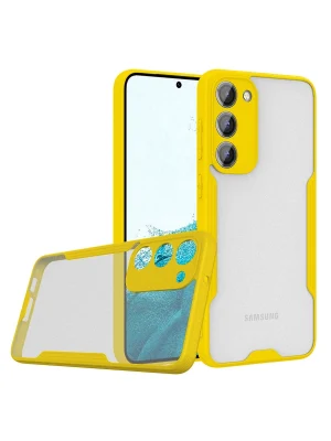 Newface Samsung Galaxy S23 Plus Kılıf Platin Silikon - Sarı