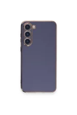 Newface Samsung Galaxy S23 Plus Kılıf Volet Silikon - Mavi