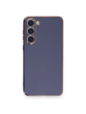 Newface Samsung Galaxy S23 Plus Kılıf Volet Silikon - Mavi