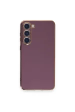 Newface Samsung Galaxy S23 Plus Kılıf Volet Silikon - Mor