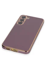 Newface Samsung Galaxy S23 Plus Kılıf Volet Silikon - Mor - Görsel 4