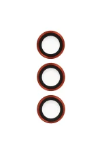 Newface Samsung Galaxy S23 Plus Metal Kamera Lens - Kırmızı