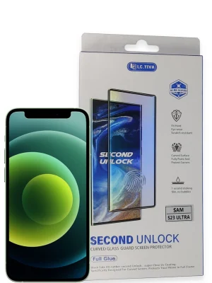 Newface Samsung Galaxy S23 Ultra Durable Full Glue Curved Cam