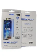 Newface Samsung Galaxy S23 Ultra Durable Full Glue Curved Hayalet Cam - Görsel 5