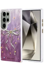 Newface Samsung Galaxy S23 Ultra Kılıf Blade Aynalı Desenli Kapak - Desen 1