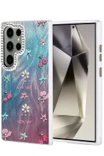 Newface Samsung Galaxy S23 Ultra Kılıf Blade Aynalı Desenli Kapak - Desen 4