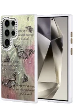 Newface Samsung Galaxy S23 Ultra Kılıf Blade Aynalı Desenli Kapak - Desen 6