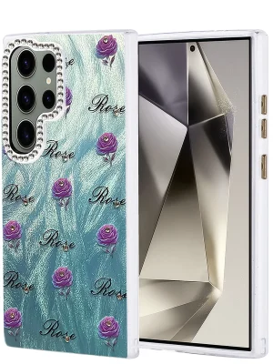 Newface Samsung Galaxy S23 Ultra Kılıf Blade Aynalı Desenli Kapak - Desen 9