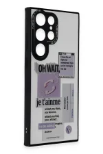 Newface Samsung Galaxy S23 Ultra Kılıf Mirror Desenli Kapak - Mirror - 4 - Görsel 2