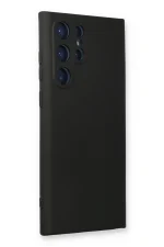 Newface Samsung Galaxy S23 Ultra Kılıf Nano içi Kadife Silikon - Siyah - Görsel 2