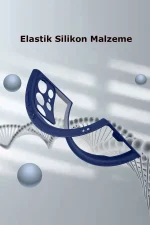 Newface Samsung Galaxy S23 Ultra Kılıf Platin Silikon - Kırmızı - Görsel 2