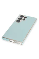 Newface Samsung Galaxy S23 Ultra Kılıf Volet Silikon - Açık Yeşil - Görsel 5