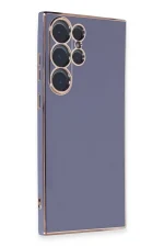 Newface Samsung Galaxy S23 Ultra Kılıf Volet Silikon - Mavi - Görsel 2