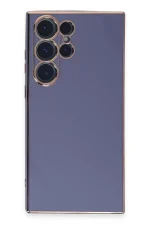 Newface Samsung Galaxy S23 Ultra Kılıf Volet Silikon - Mavi