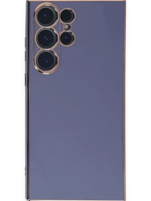 Newface Samsung Galaxy S23 Ultra Kılıf Volet Silikon - Mavi