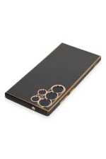 Newface Samsung Galaxy S23 Ultra Kılıf Volet Silikon - Siyah - Görsel 3