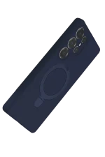 Newface Samsung Galaxy S23 Ultra Regal Magsafe Standlı Kapak - Lacivert - Görsel 3