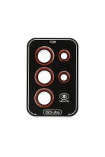 Newface Samsung Galaxy S23 Ultra Valdez Metal Kamera Lens - Kırmızı - Görsel 2