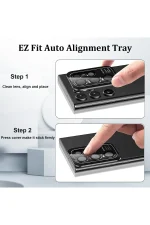 Newface Samsung Galaxy S23 Ultra Valdez Metal Kamera Lens - Kırmızı - Görsel 3