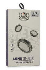 Newface Samsung Galaxy S24 Bilvis Titan Kamera Lens - Siyah - Görsel 3